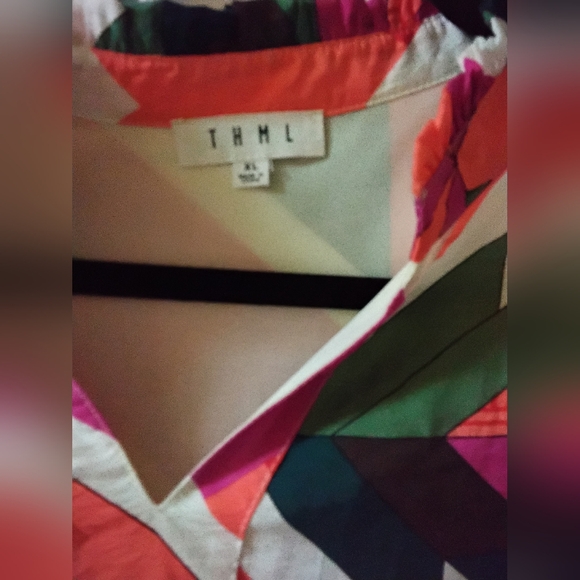 THML Abstract PRINTED DRESS XL - Picture 3 of 5